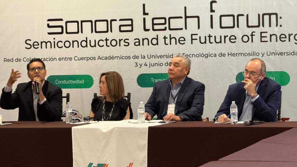 Gobierno de Sonora realiza foro tecnológico sobre semiconductores; Codeso participa con ponencias